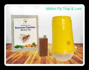 S K Agrotech Bactrocera Cucurbiae- Melon fruit fly pheromone trap & lure, Pack of 40 traps