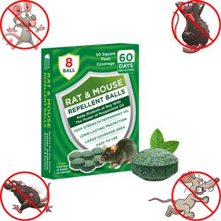 Dr.PestGo Rat & Mouse Repellent Balls for car, Home & Office rat killer, Rat trap