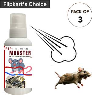 Rep MONSTER X1 Rat and Insect Repellent Spray for Cars , Houses and Machinery