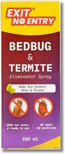 Exit No Entry Bed Bug & Termite Eliminator Spray | Insect Repellent | Eco-Friendly | Pet Safe