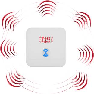 Pest Reject 13NV12 Ultrasonic ABS Plastic Pest Repeller to Repel Rats, Cockroach, Mosquito
