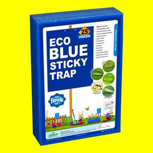 Green Revolution ECO Blue Sticky Trap For Garden and Farm, To control Thrips, Aphids, Leaf Miner.