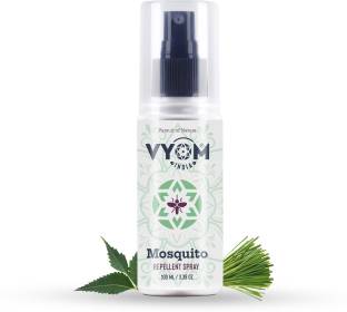 VYOM INDIA Mosquito Repellent Room Spray|Kids Safe & Deet Free|Purely Organic & Plant Based
