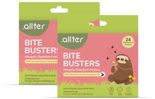 Allter Bite Buster, Natural Mosquito Repellent Patches, With Citronella & Lemongrass