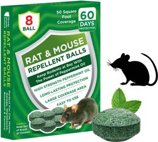 Glexus Natural Rat Repellent Balls, Rat Repellent Bait For Home, Office And Car