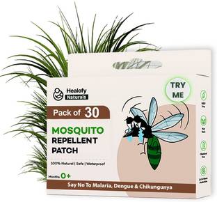 Healofy Naturals Fibre Kids Natural Mosquito Repellent Patches For 0+ month Babies (12 Hours Protection) Mosquito Net