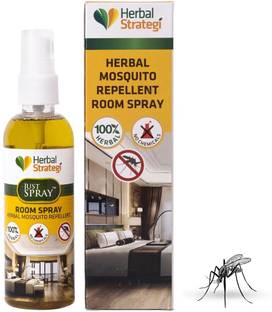 HERBAL STRATEGI Mosquito Repellent Room Spray Non-Toxic 100% Herbal