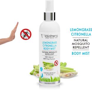 Volamena Mosquito & Insect Repellent Body Spray with Citronella & Lemongrass