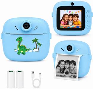 VANZARA Kids DIY instant photo printer cemera V99 Instant Print Kids Camera with HD Digital Display, T...