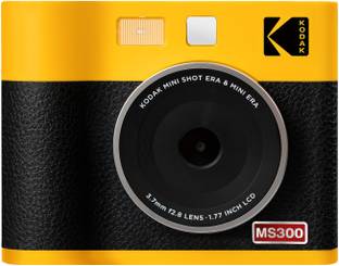 KODAK Mini Shot 3 ERA 4PASS 2 in 1 Camera and Photo Printer (Initial 8Sheets+60Sheets) Instant Camera