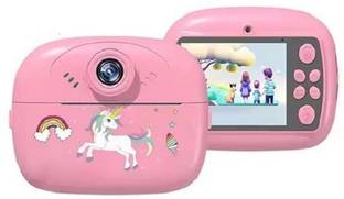 Zokio digital cemera with printer Instant Photo Printer Camera for Kids, Boys & Girls Pink Colour - In...