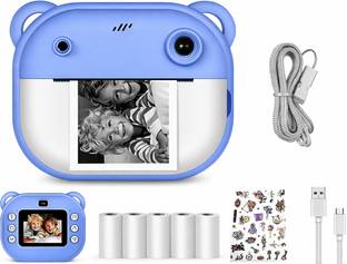 nextzen 48 MP Mini Camera Kids Mini Instant Print Camera | Thermal Printing, USB Rechargeable Instant ...