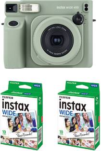 फुजिफिल्म WIDE Instax Wide 400 Instant Film Camera with wide 10X2 Instant Film इंस्टेंट कैमरा