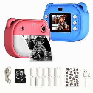 Prime Assure Instant Photo Print Camera for Kids Children Polaroid Camera 48 MP Mini Camera Photo With...