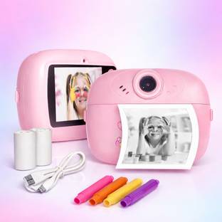 LIVORA Kids Instant Photo Print Camera with Dual HD Lens & Video Recording Digital Camera Toy for Kids...