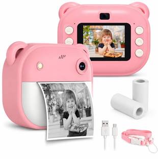 Monex Stationery Instant Print Camera Kids Camera ,Selfie Camera 13MP 1080P HD Digital Video Camera fo...