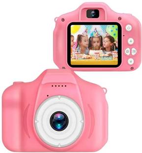PlayPulse Kids Digital Camera with Dual Lens, 32GB Card, HD Video, Selfie Mode Digital Camera for Kids with 32GB Card Instant Camera