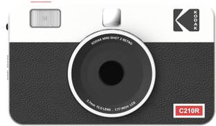 KODAK Mini Shot 2 Retro 4PASS 2-in-1 Camera and Photo Printer (Initial 8 Sheets) Instant Camera