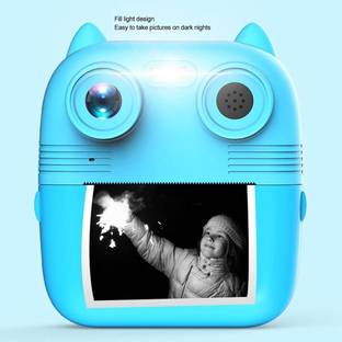 OneXsale Mini Thermal Printing Kids Instant Print Camera Multifunctional Design, 2.8inch IPS Screen, f...