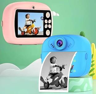 HAPPY CHAPPIE DIY instant photo printer cemera Instant Photo Printer Dual Selfie + Camera for Kids, Bo...