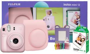 FUJIFILM Instax Mini 12 Moments Box (20 Shot, Carry Case & Bunting) Instant Camera