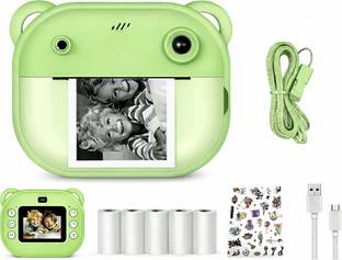nextzen 48 MP Mini Camera Kids Mini Instant Print Camera | Thermal Photo Printing, Rechargeable Batter...