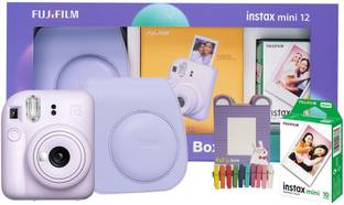 FUJIFILM Instax Mini 12 Treasure Box (10 Shot, Carry Case & Bunting) Instant Camera