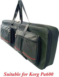 MALAV Korg Pa600 Professional Arranger Keyboard Padded Cover Bag with Shoulder Straps & Waist Belt Keyboard Bag