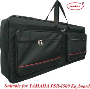 MALAV YAMAHA PSR-I500 Keyboard Heavy Duty thick Padded Cover Carry Bag with Shoulder Straps & Waist Belt Keyboard Bag