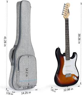 SWASTIK Yamaha Guitar Bag Padded Quality Waterproof Fabric With Guitar Belt Guitar Bag