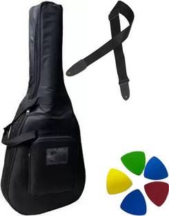 MUSIKING GUITAR BAG IN BLACK BELT AND 5 PICKS B3 Guitar Bag