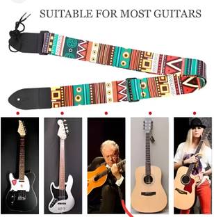 Vinayakart Adjustable guitar strap belt Cotton Strap