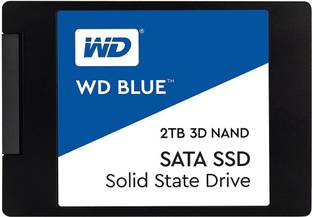 WD Blue 3D 2 TB Laptop Blue SATA III Internal Solid State Drive (SSD) (WDS200T2B0A)