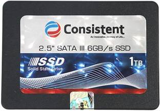 Consistent Sata 1 TB All in One PC's, Desktop, Laptop Black SATA III Internal Solid State Drive (SSD) (1TB Sata CTSSD001S6)