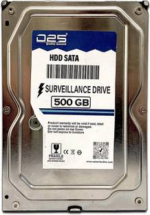 D25 500GB Hard Disk for HIKVISION DS-7104HGHI-K1 4 Channel HD DVR (For WD OEM HDD) 500 GB Surveillance...