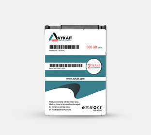 Aykait AKTL500AC 500 GB Laptop Tial SATA Internal Hard Disk Drive (HDD) (500GB Internal Laptop Hard Drive 2.5 Ultra Thin With 2 Years Warranty)