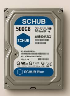 SCHUB SATA 500 GB Desktop Blue SATA Internal Hard Disk Drive (HDD) (Wd 500 gb bl)