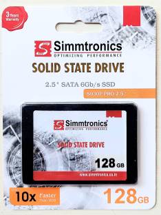 Simmtronics NA 128 GB All in One PC's, Desktop, Laptop Internal Solid State Drive (SSD) (2.5 SATA 6GB/s)