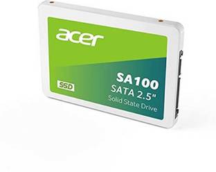 Acer SA100 3D NAND 240 GB Laptop, Desktop, All in One PC's White SATA III Internal Solid State Drive (SSD) (SA100 240GB)
