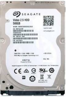 Seagate VIDEO 500 GB Laptop Silver SATA Internal Hard Disk Drive (HDD) (ST500VT1000)