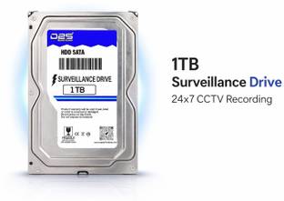 D25 1TB Internal Hard Disk for CCTV DVR | 3.5 Inch SATA Surveillance HDD 1 TB Surveillance Systems Sil...