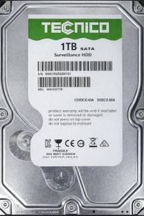 TECNICO 1TB 3.5” SATA HDD 1 TB All in One PC's, Desktop, Network Attached Storage, Servers, Surveillan...
