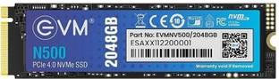 EVM N500 NVMe(Gen 4) 2048 GB All in One PC's, Desktop, Laptop Black PCIe NVMe Internal Solid State Drive (SSD) (EVMNV500/2048GB)