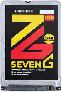 Seven G SATA 2.5 500 GB All in One PC's, Desktop, Laptop Black SATA III Internal Hard Disk Drive (HDD)...