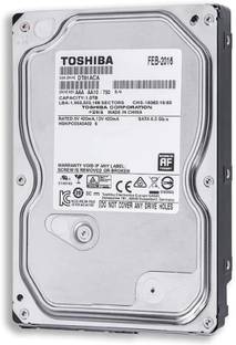 TOSHIBA DT01ACA 1 TB Desktop silver, black SATA Internal Hard Disk Drive (HDD) (DT01ACA)