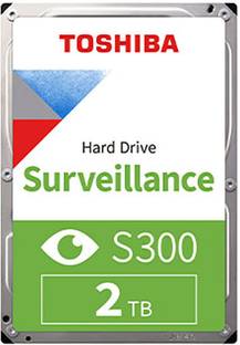 TOSHIBA S300 2 TB Surveillance Systems - SATA Internal Hard Disk Drive (HDD) (HDWT720UZSVA)