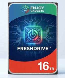EnjoyGadgets FRESHDRIVE 16 TB All in One PC's, Desktop, Network Attached Storage, Servers, Surveillanc...