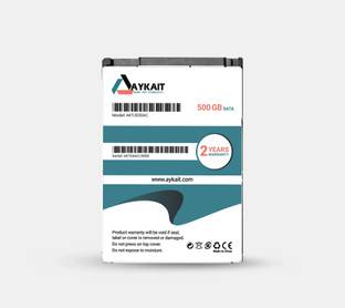 Aykait AKTL500AC 500 GB Laptop, Desktop, All in One PC's Tial SATA Internal Hard Disk Drive (HDD) (500GB Internal Laptop Hard Drive 2.5 Ultra With 2 Years Warranty)