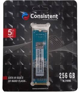 Consistent NVMe 256 GB All in One PC's, Desktop, Laptop Black PCIe NVMe Internal Solid State Drive (SSD) (256GB NVMe)