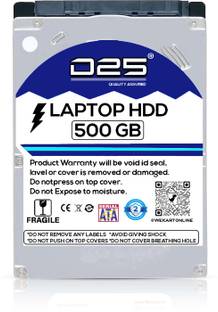 D25 500GB Laptop Hard Drive 2.5inch, HDD SATA 6 Gb/s, ?5400 RPM, 500 GB Laptop Silver SATA Internal Ha...